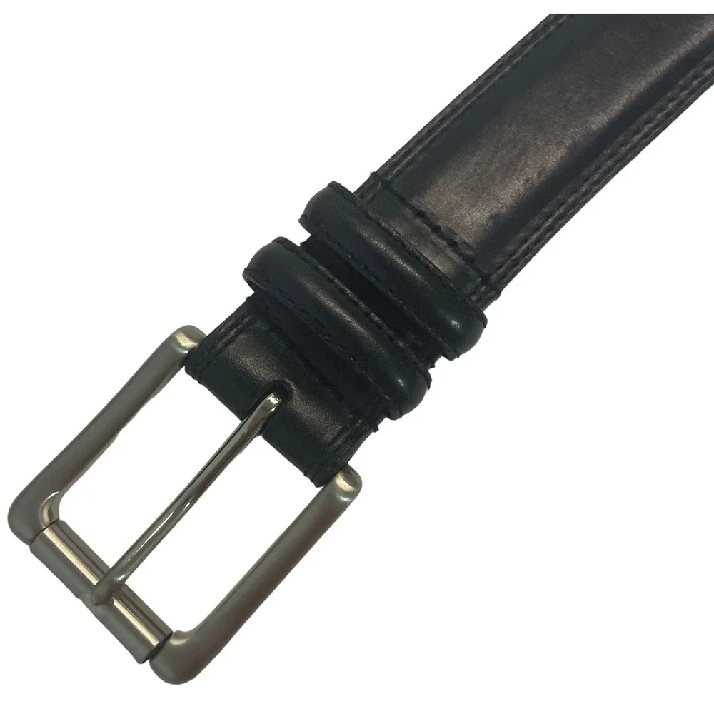 Unbranded Mens Genuine Leather Belt Size 40‎ Black